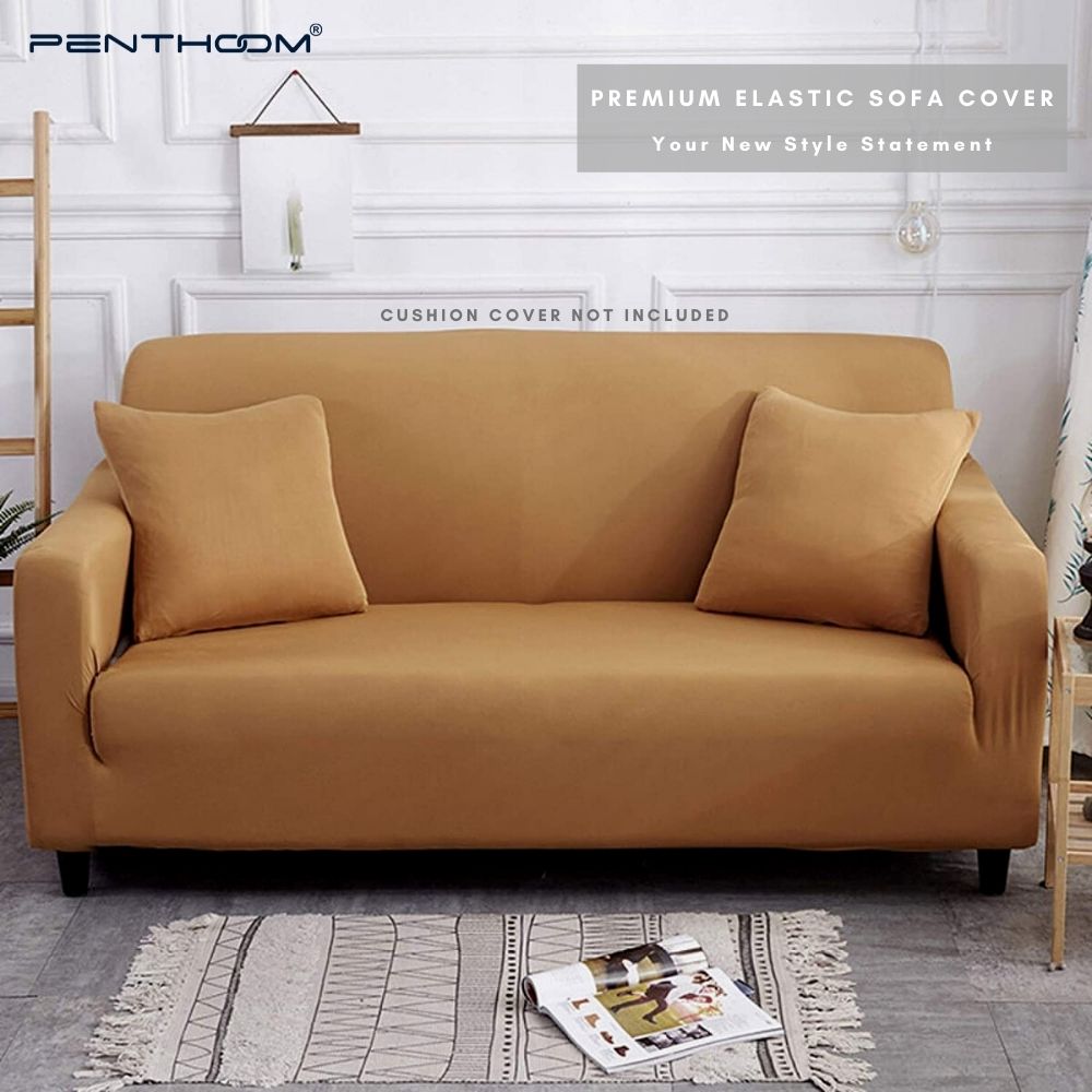 PENTHOOM Elastic Premium Sofa Covers Stretchable - Camel