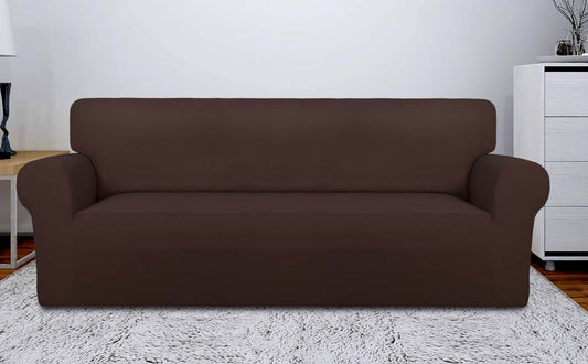 PENTHOOM Elastic Premium Sofa Covers Stretchable - Brown