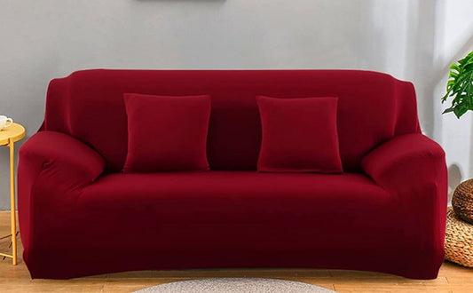 PENTHOOM Elastic Premium Sofa Covers Stretchable - Maroon