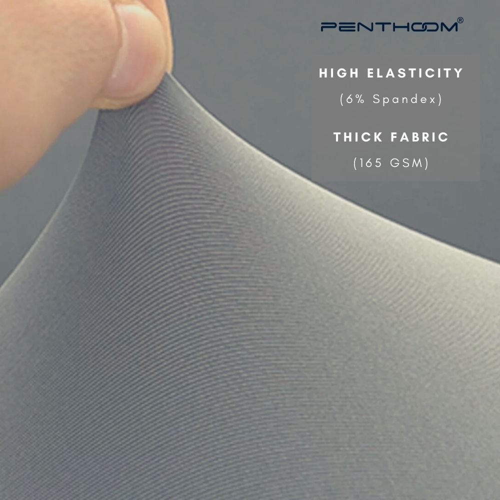 PENTHOOM Office Chair Cover Stretchable - Removable and Washable Computer Chair Cover - Light Grey