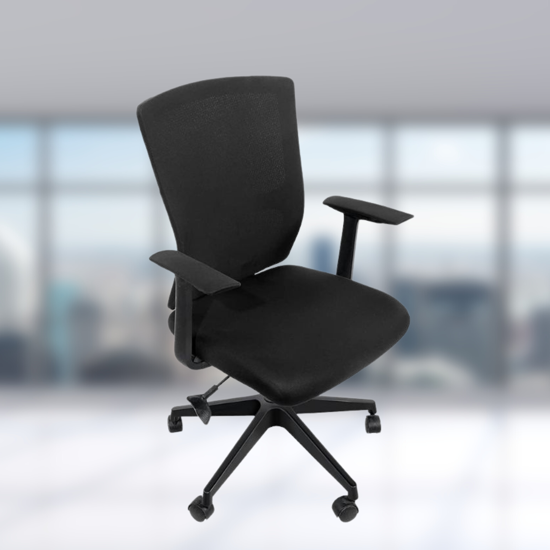 PENTHOOM Office Chair Cover Stretchable - Removable and Washable Computer Chair Cover - Black